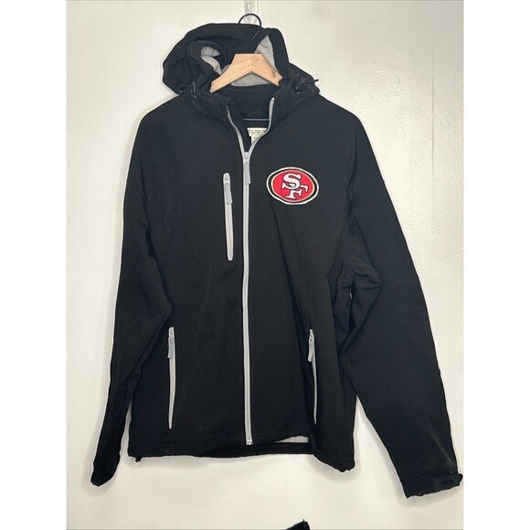 Clique Other - San Francisco 49ers Football Jacket XL Clique Black Heavy Duty *logo Is A Patch
